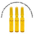 Pack Of 3 Dermacos Dermapure Skin Lightening Ampules Best Quality Product Best Serum For Skin Lightening. 