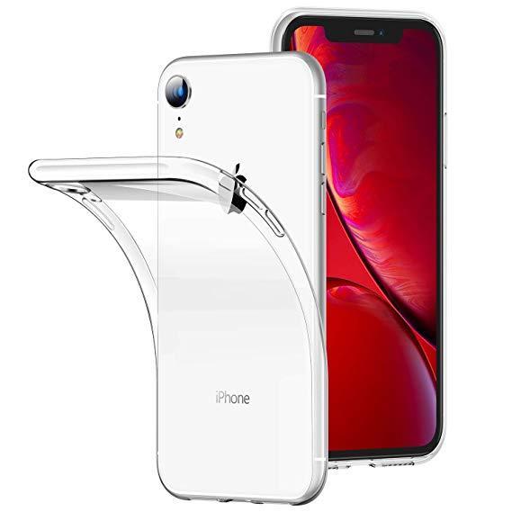 Apple%20Iphone%20XR%20Case,%20Flexible%20Soft%20Slim%20Jelly%20Transparent%20Clear%20TPU%20Cover%20-%20Image%202