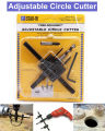 Adjustable Metal Circle Handy Hole Saw Drill Bit Cutter Kit. 