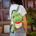 New Fashion Creative 3D Dinosaur Backpack Cute Animal Cartoon Plush Backpack Dinosaurs Bag for Children Kids Boy Gifts. 