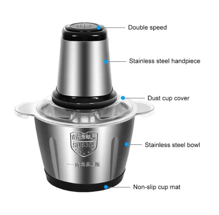 Silver%20Crest%20Electric%20Meat%20Grinder%20chopper%203L%20Stainless%20steel%20sharp%20blades%204%20pcs%201000%20Watts%20motor%20-%20Image%206