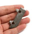 20-Piece Stainless Steel Double Flywheel Mountain Word Slot Sliding Door Track Glass Pulley Hardware Accessories. 