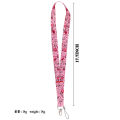 Kirby Cute Neck Straps ID Credit Card Cover Pass Mobile Phone Charm Lanyard For Keys Chain Badge Key Holder Key Ring Accessories. 