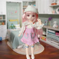 30 cm Barbie Doll Animation Girl Comic Face 6 Points BJD High-Profile Figure Children's Toy Doll Little Princess. 