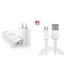 Quick Charger - 2A - With Micro USB Charging Cable For Huawei Y3,Y5/II,Y6/Pro/II,Y7Prime - White. 