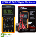 VC9205A AC/DC Digital Multimeter Tester Manual Range Voltage Meter TRMS Hz Ohm Transistor Tester Electrician Tool by Electrica. 