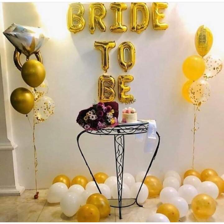 "BRIDE TO BE" Balloon Bridal Shower Party Decoration Balloon Garland Wedding Decor Engagement Party bride to be bride to be decoration bride to be decoration set bridal shower bridal shower decoration bridal shower decoration set bridal shower accessories