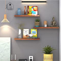 Wall Mounted Floating Shelves Set of 3, Wall Mounted Shelf for Bathroom, Bedroom, Living Room White by Home Décor Decorative. 