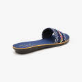 Liza Women's Embroidered Chappals For Women - NAVY CHAPPAL For Women - New Summers Arrival March 2025 - Shoes For Women. 