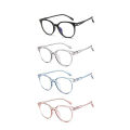 Anti-radiation Eyeglasses Computer Anti Radiation Eyeglass Women Round Anti-Blue Glasses. 
