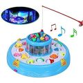 Kids Favorite Fishing Game- GOGO Fishing Toy with 26 fish and Music and Light  Best Birthday Gift. 