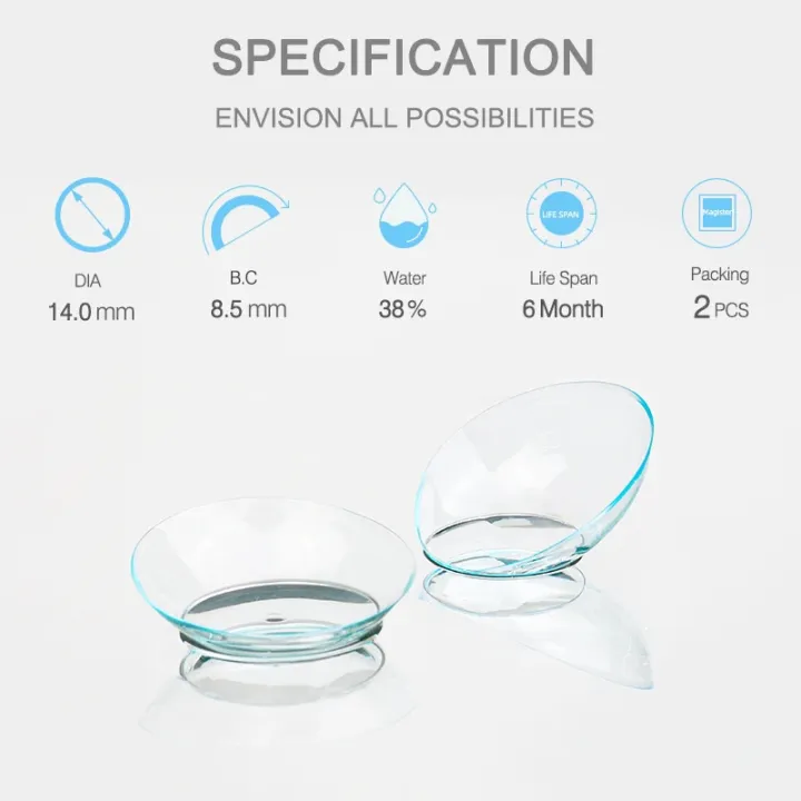 ZEBF--Magister%20Contact%20Lenses%20for%20Vision%20Correction%20Lenses%20with%20Diopters%20Clear%20Lens%20With%20Degree%20Myopia%20Power%20Prescription%20Lens%201%20Pair%20-%20Image%205
