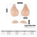 Design Sweet Silicone Chest Sticker Simple Round Strapless Chest Sticker Female Self-adhesive Bra Reusable Chest Sticker Bra Pad. 