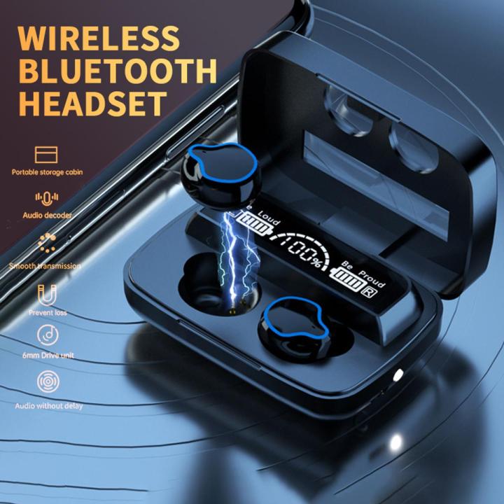 TWS M9 True Wireless Bluetooth Hands-free Hi-Fi Music Headphones