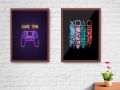 Gaming Photo frame, Gaming Poster Picture Frame -  Gaming Picture Frame for Wall Decoration Wall Art Hanging Home Decoration Picture Gallery for Boy's room. 