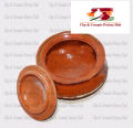 Clay Handi (Mitti Ki Handi) glazed (medium) for cooking| Clay Crockery Pots | Earthen Crockery Pots | Terracotta Crockery Pots. 