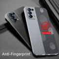 Biruiqu For OPPO Reno 5 Shockproof Anti Slip Soft TPU Sandstone Matte Back Case Cover. 