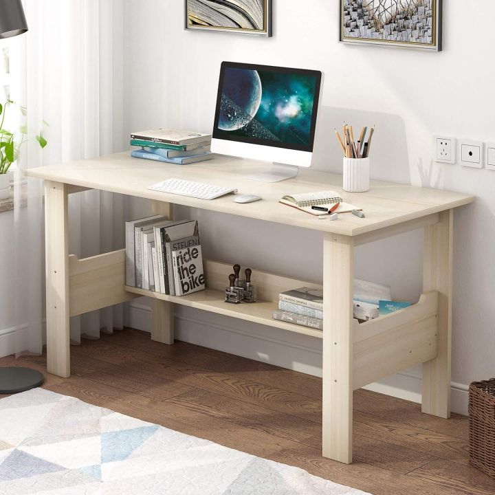 Stuednt Computer Desk Student Computer Table with Ample Storage - Office and Study Desk with ...