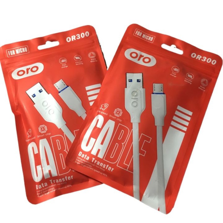 ORO Data Cable Fast Charge OR300 | Fast Charge | Counter Bending | RoHS Material