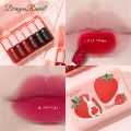 Dragon Ranee Set Of 6 Waterproof Strawberry Lip tint set. 
