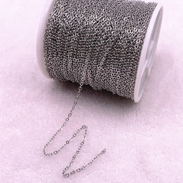 Stainless steel chains for jewelry making shop