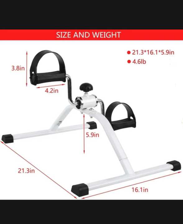 ASM%20%20%20%20Exerciser%20Leg%20Arm%20Workout%20Machine%20Under%20Desk%20Bike%20Foldable%20Mini%20Bike%20Foot%20Pedal%20Cycle%20-%20White%20-%20Image%203