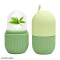 Silicone Cube Tray Shape Face Facial Ice Roller Massage Face Massage Roller Frozen Facial Reusable Ice Face Roller Skincare Tool. 