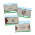10 Pcs Eid Design Hard Card Four Color Print Envelope Eidi Card Tuck Eid Envelope (1 Packet). 