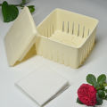 1pc DIY Plastic Homemade Tofu Maker Press Mold Kit Tofu Making Machine Set Soy Pressing Mould with Cheese Cloth Cuisine. 