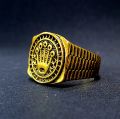 New Fashion Vintage Crown Ring For Men Latest Design Premium Quality Golden King Ring For Men And Boy. 