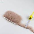 1m Turkey Fluffy Feather Fringe Trim Sewing Lace Decor Crafts dark brown. 
