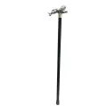 Classic Walking Stick, Lion Shape Walking Cane, Handmade Metal Stick, Metal Walking Cane for Elder.. 