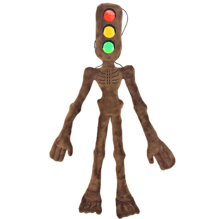 【wenfangdianpu】（NEW）Siren Head Foldable Skin-friendly Smell-less Stuffed Cartoon Sirenhead Figure Toy for Dorm