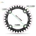 104BCD Round Narrow Wide 30-38T Chainring MTB Bike Chain Wheel Black 36T. 