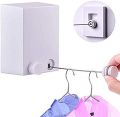 Wall Mounted Drying String Retractable Clothesline Heavy Duty Rope 4.2M. 