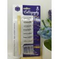 Calligraphy Dip Pen Set Nibs, DIY Kit Pen for Hand Lettering with Nib (1 Laquered Wooden Handle and 7 Nibs). 