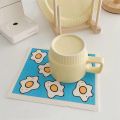Printed Absorbent Dishcloth Cleaning Cloths Water Absorbing Rag Reusable Wet Dry Household Kitchen Rag Dishwashing Scouring Pad. 