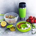 Tefal Travel Mug 0.36 Litre, Lime Silver, Stainless Steel/Plastic, K3083114. 
