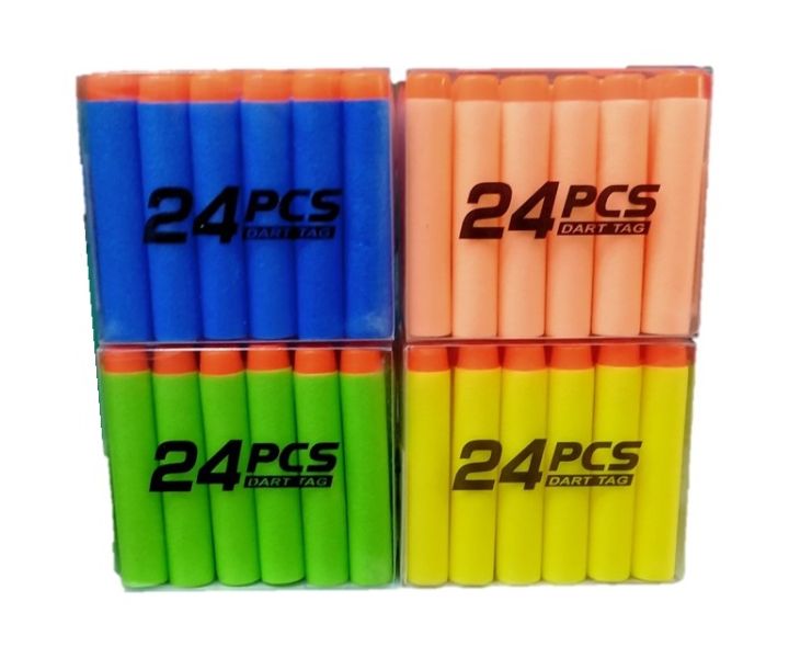 Nerf%20Blasters%20Darts%20Soft%20Dart%20Stick-On%20Foam%20Nerf%20Refill%20Darts%20NerfBullet%20NerfGun%20Nerf%20Canon%20Darts%20-%2024%20Pieces%20-%20Multicolor%20-%20Image%202