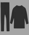 Men Women Full Body Thermal Suit Body Warmer Skin Tight Stretchable Innerwear Winter Warm Trouser Pajama Full Sleeve Thermal Suit. 