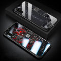 For Samsung Galaxy A70 Back Cover Version Theme Case Tempered Glass Protection shockproof Cover for Samsung A70 case Transparent Circuit Board Design Full Coverage Phone cases. 