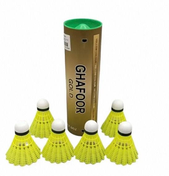 Ghafoor%20Gold%20Shuttle%20Box%20Premium%20Quality%20Badminton%20Plastic%20Shuttlecock%20%E2%80%93%20Class%20Shiriya%20Durable%20Fast%20Flight%20for%20Training%20&%20Match%20Play%20High%20%20(Pack%20Of%206)%20-%20Image%203