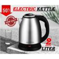 KENWOOD Electric Kettle - Hot Water Electric Kettle - Big Size 2.0L Stainless Steel Electric Tea Kettle & Coffee Kettle - BPA-Free Water Warmer with Fast Boil, Auto Shut-Off - 1 Year Warranty. 