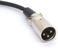 XLR Cable Y Splitter Adapter XLR Male To Dual XLR Female Y Extension Cords for Microphone Audio 50CM (one Male To II Female). 