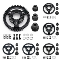 Steel 0.8M 32P Spur Gear with Pinion Gear for Traxxas Slash 2WD VXL Bandit Rustler Stampede Drag Slash Accessories ,58T. 