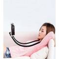 Lazy Bracket Universal 360 Degree Rotation Flexible Phone Selfie Holder Snake-like Neck Bed Mount Anti-skid For iPhone Android. 