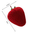 Exquisite Workmanship Ring Holder Adorable Strawberry Shaped Jewelry Box Perfect Gift for Her Soft Lining Exquisite Design Buy Strawberry Ring Box. 