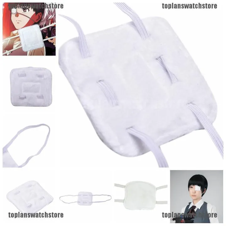 readystock%20Anime%20Tokyo%20Ghoul%20Kaneki%20Ken%20Blinder%20White%20Eye%20Patch%20Single-Eyed%20-%20Image%203
