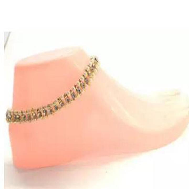 pearl anklet for girls in golden ccolour GRR