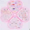 Ready Stock & COD Boxed Love 36 Pairs of Plastic Stud Earrings Set. 